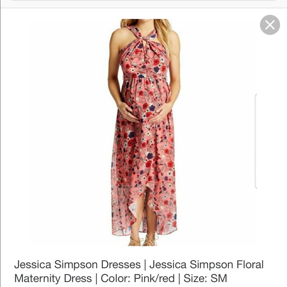 BRAND NEW JESSICA SIMPSON MATERNITY DRESS SO CUTE